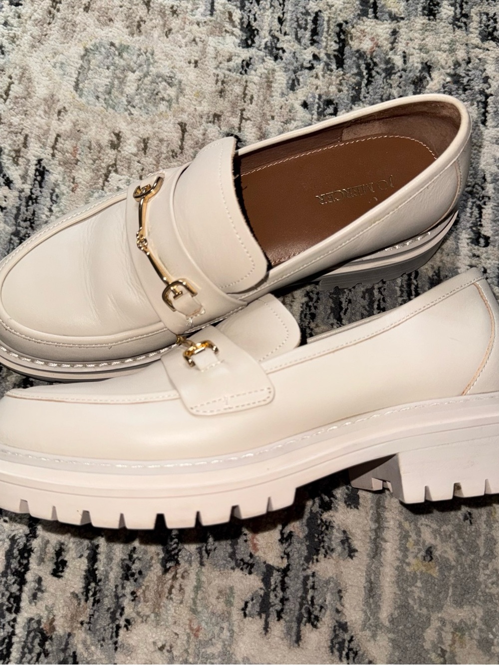 Jo Mercer Brixton tan leather Loafers 37